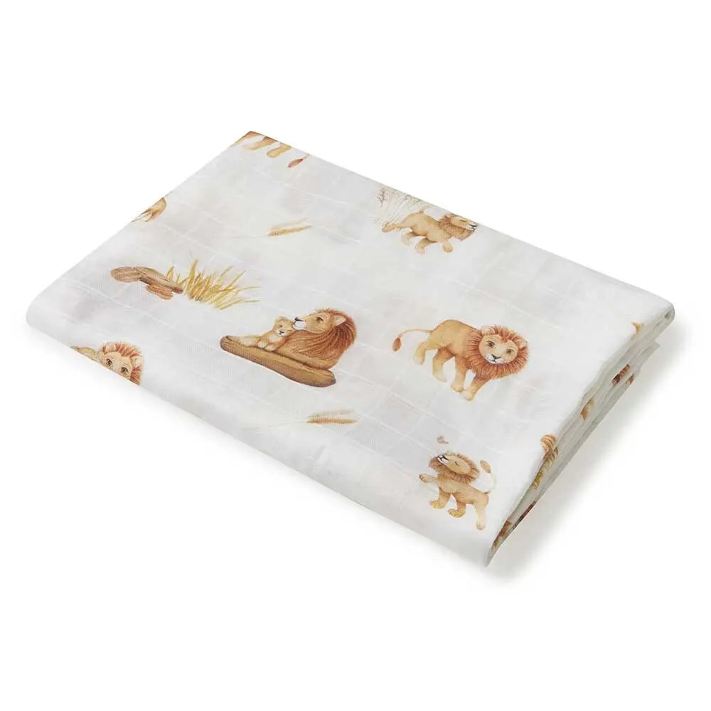 Muslin Wrap - Lion