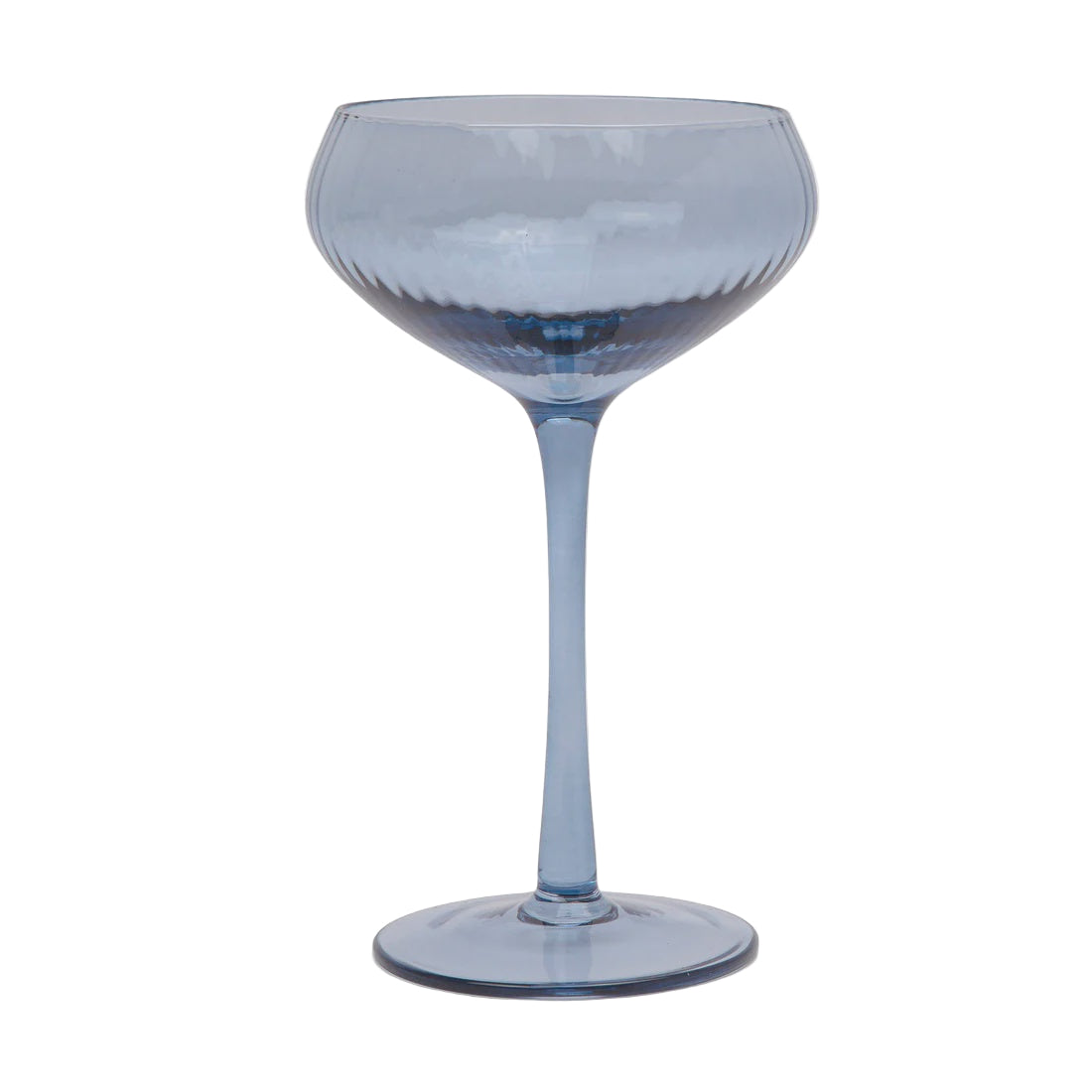 The Lou Coupe Glass - Blue (Set of 2)