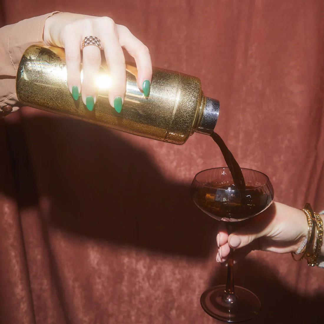 The Lou Coupe Glass - Smoke (Set of 2)