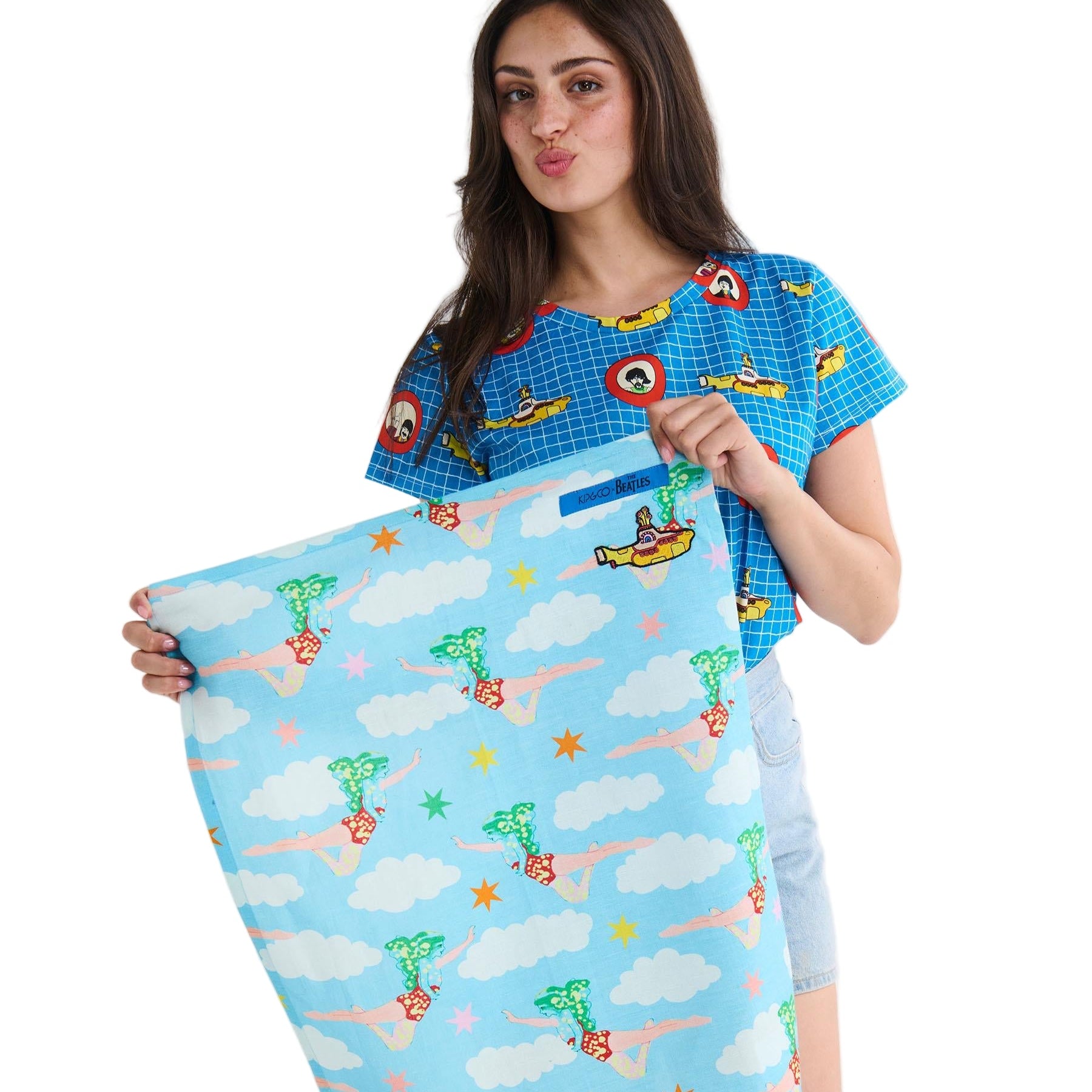 The Beatles Tea Towel - Lucy In The Sky With Diamonds