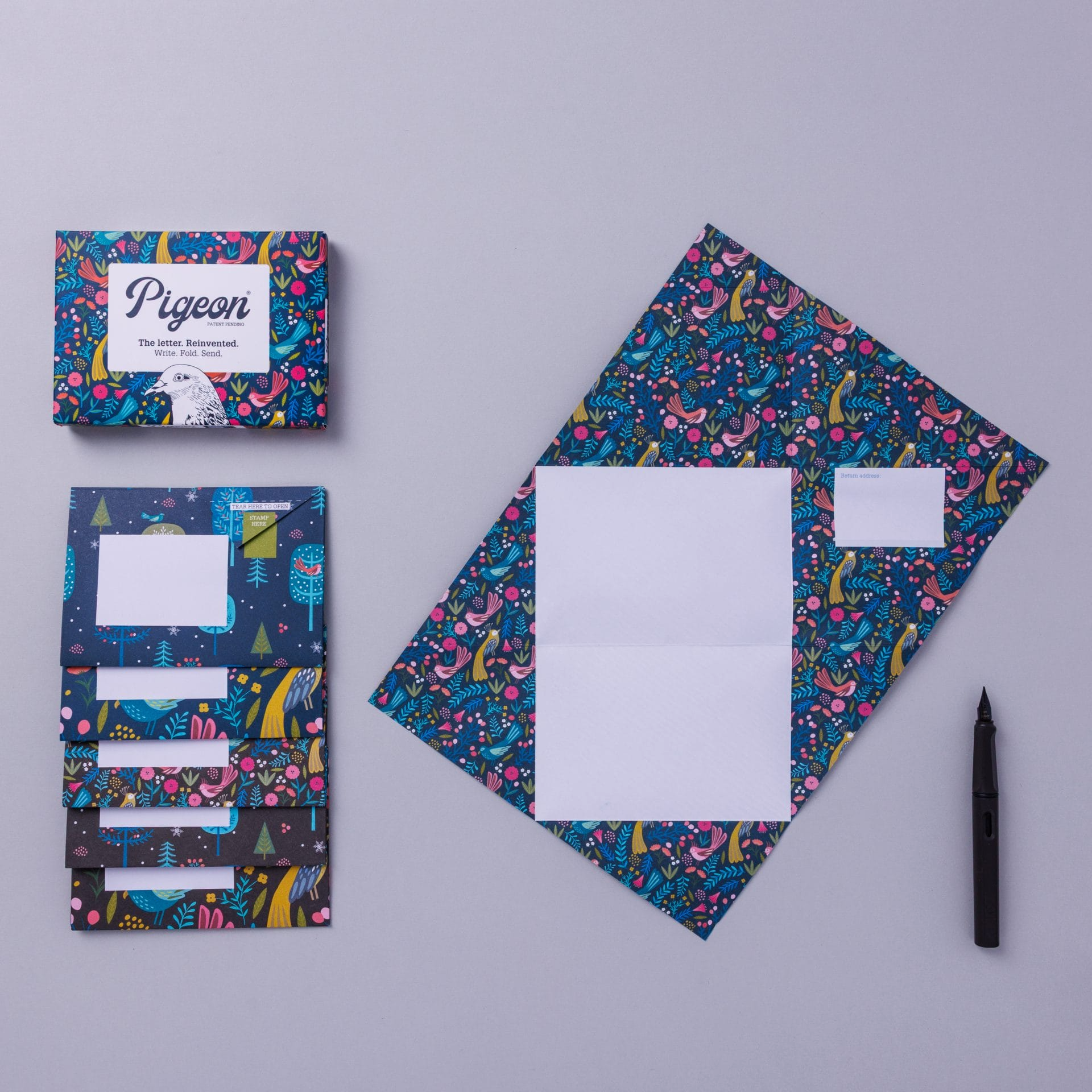 Folding Stationery Letter Pack - Magical Menagerie