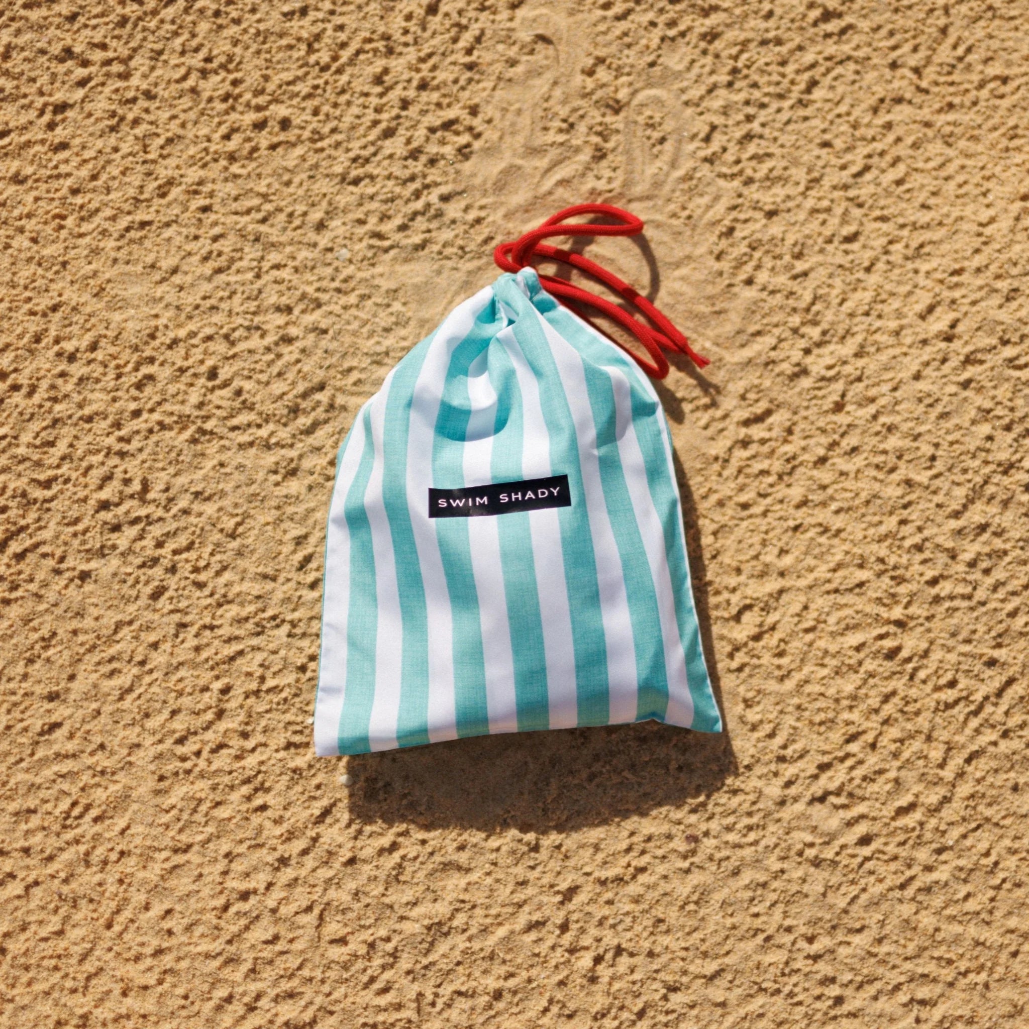 Mens Swim Shorts - Mint Flare