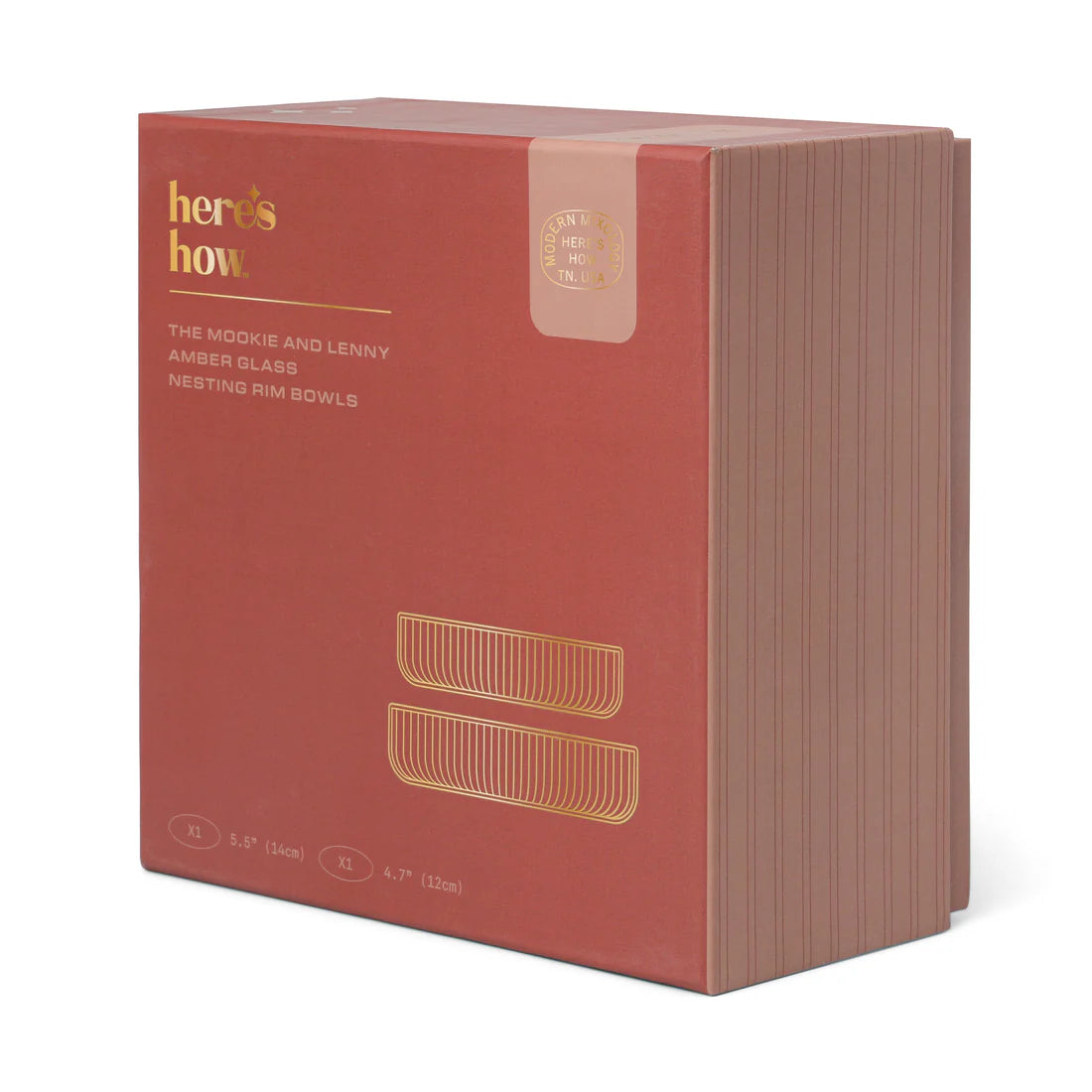 The Mookie & Lenny Nesting Plates - set of 2