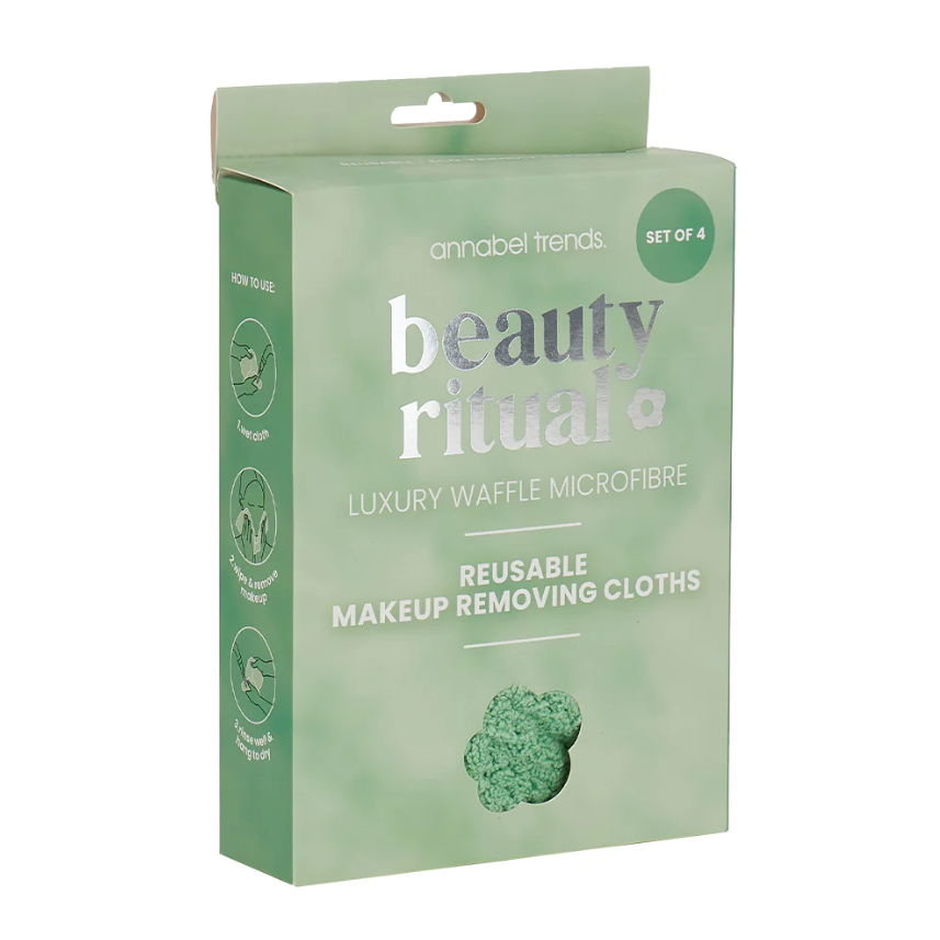 Waffle Makeup Removing Cloths - Moss