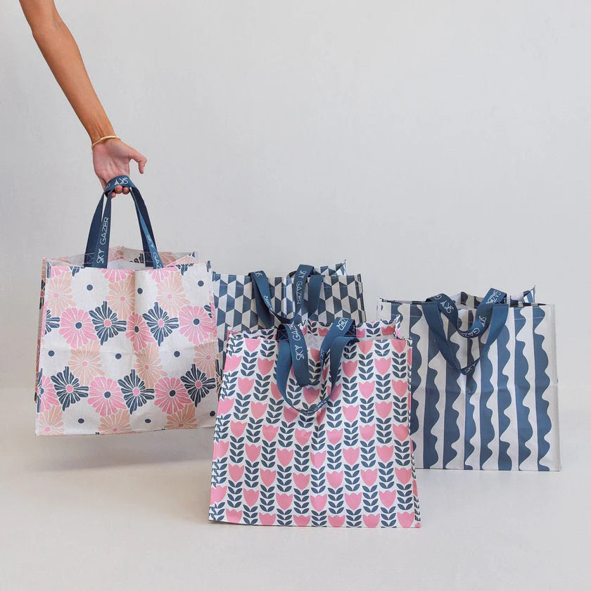 Reusable Bags - Navy (pack of 4)