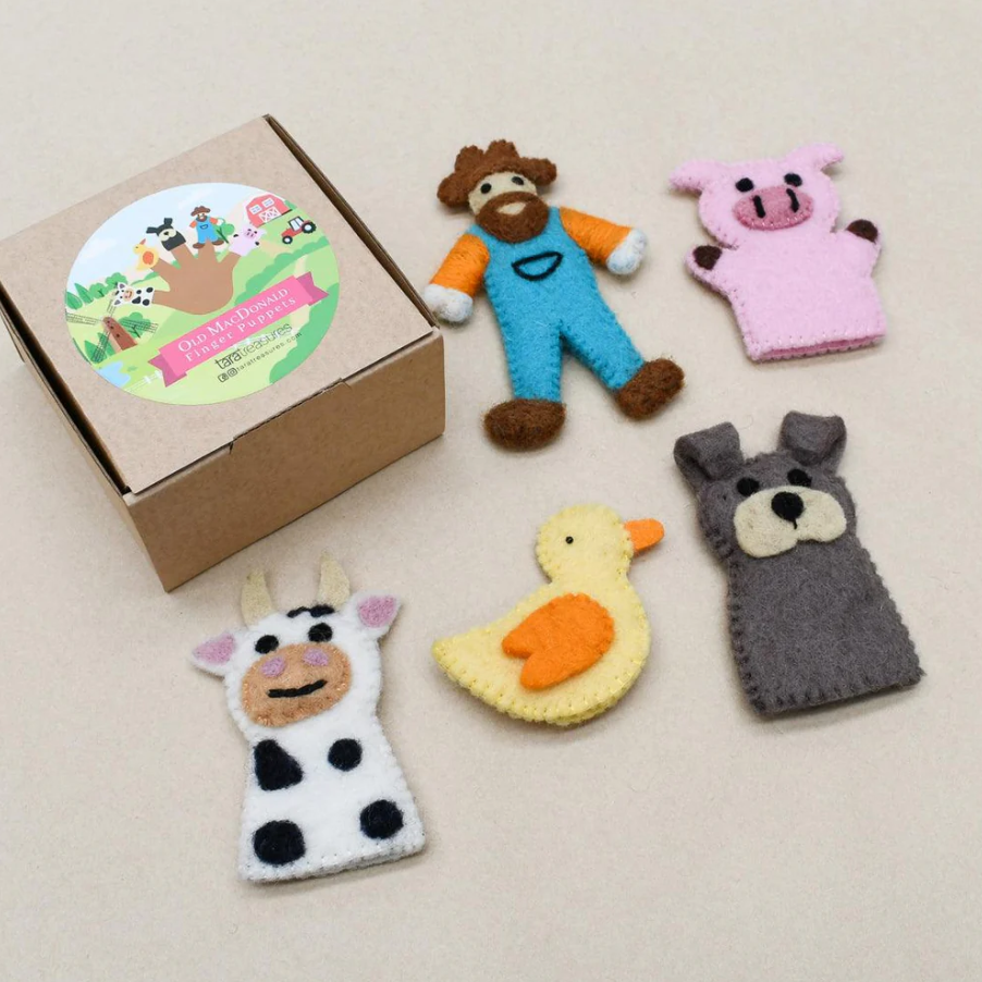 Finger Puppet Set - Old MacDonald