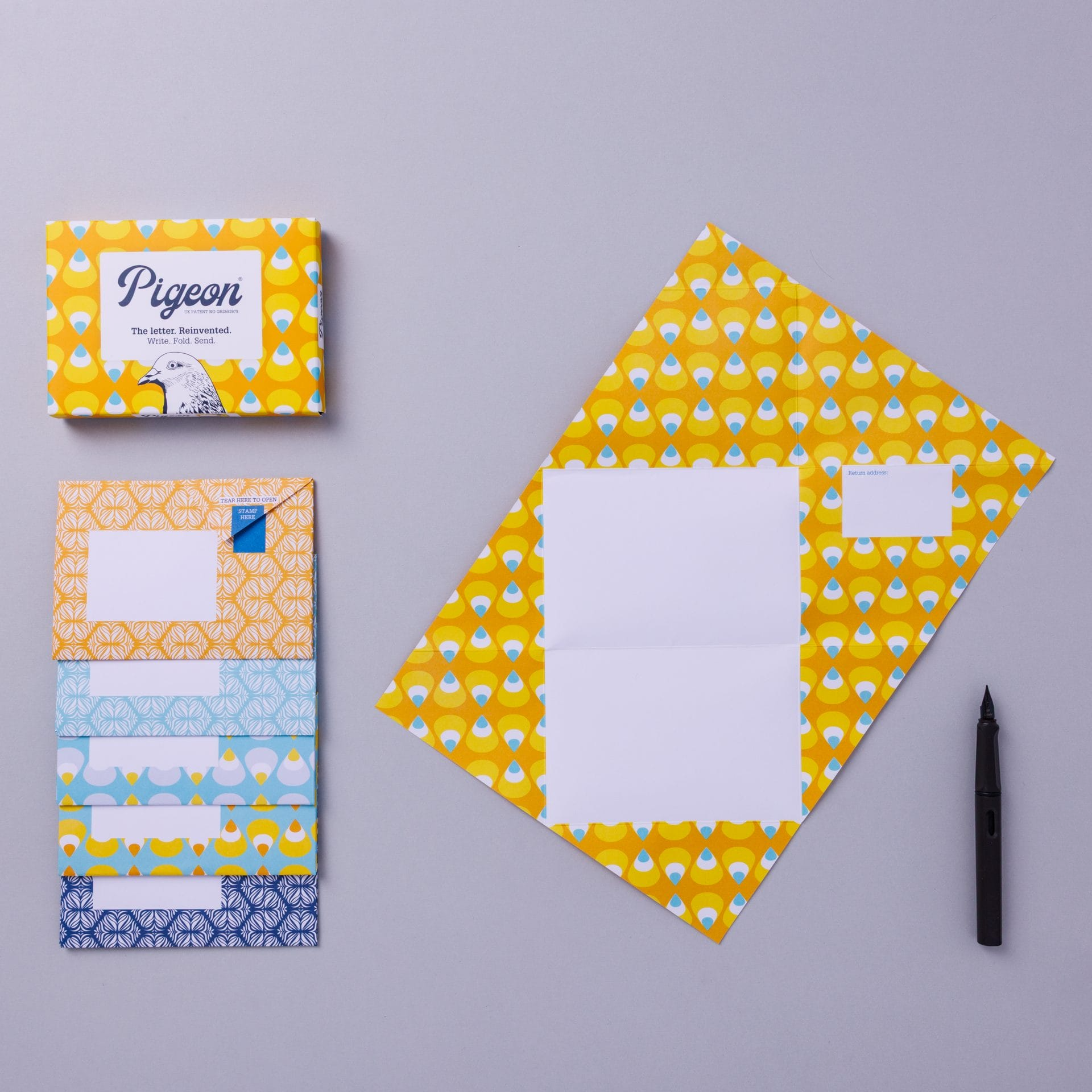 Folding Stationery Letter Pack - Pencil