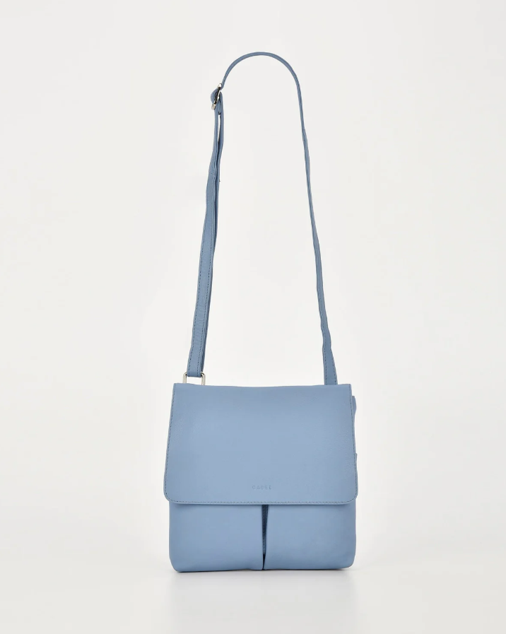 Ava Leather Flap Crossbody Bag