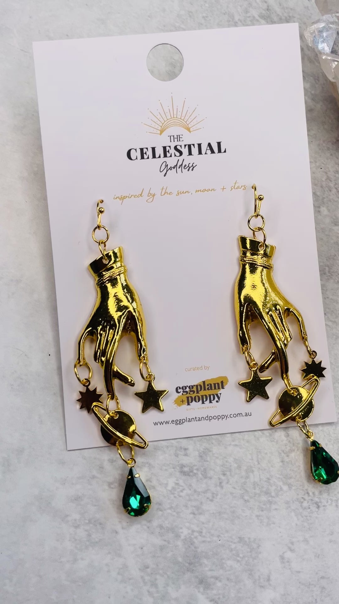 Universe In Her Hands Earrings