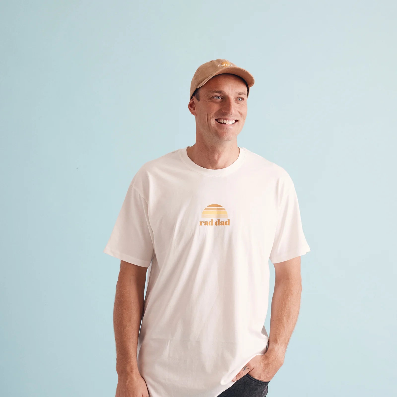 Rad Dad Tee -Natural