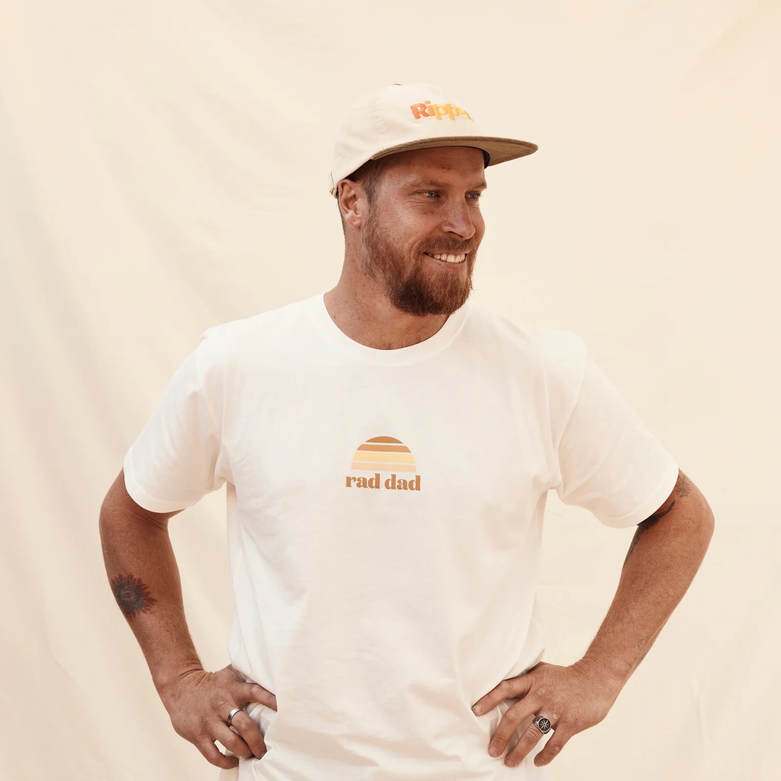 Rad Dad Tee -Natural
