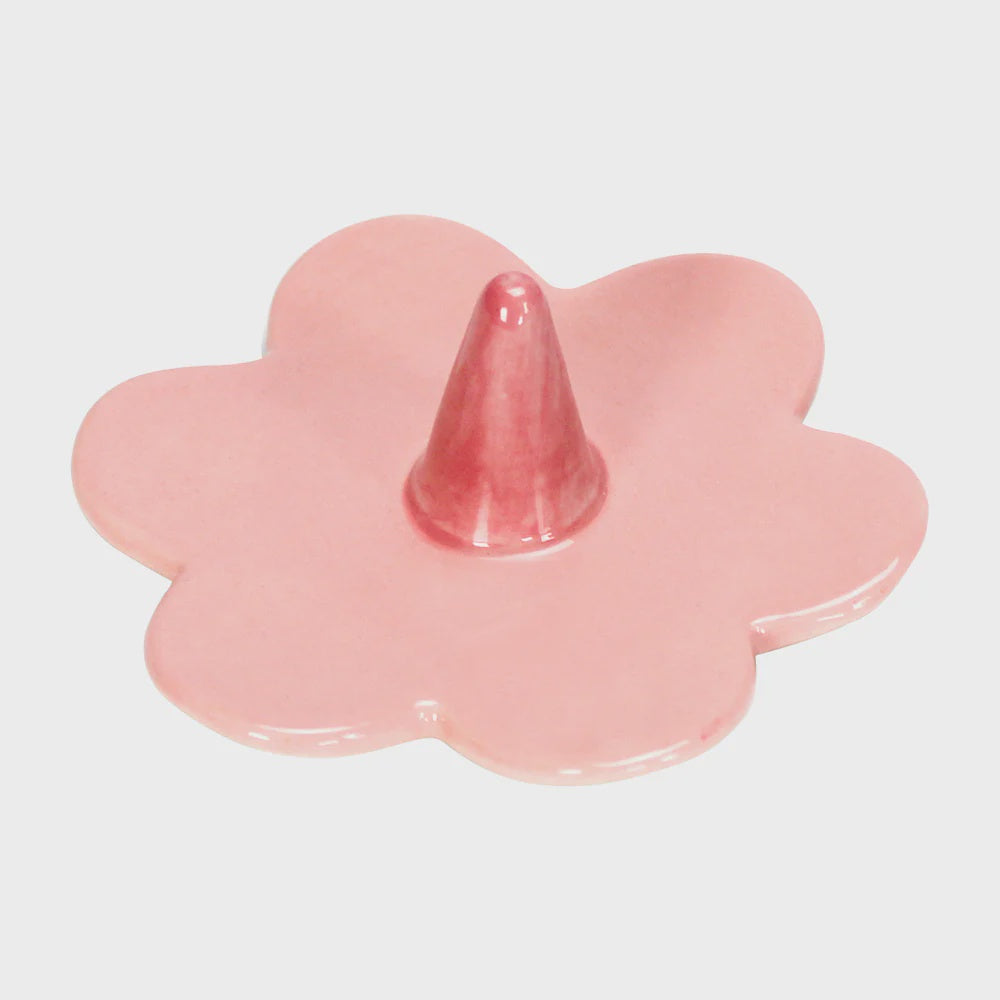 Ceramic Ring Holder - Daisy Pink