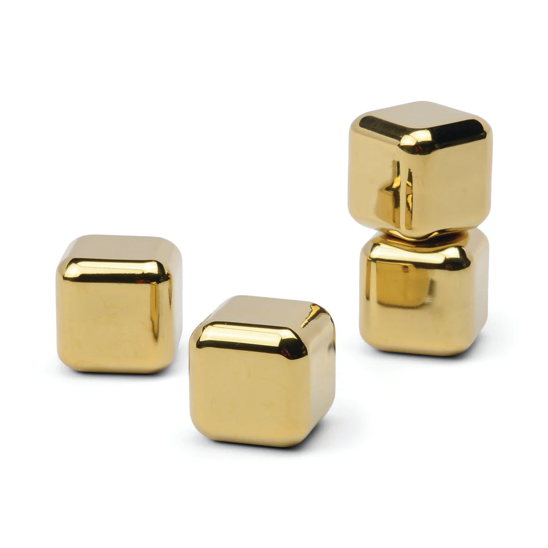 The Ruby Cocktail Chillers - Gold (Set of 4)
