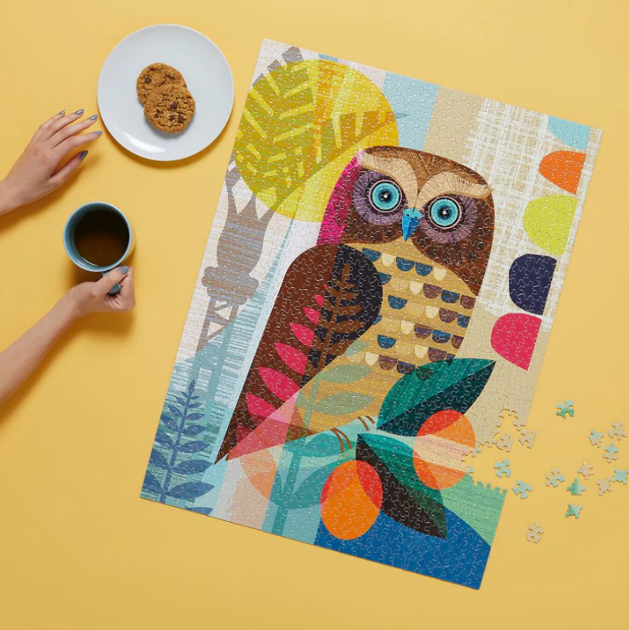 1000pc Puzzle - Ruru Owl