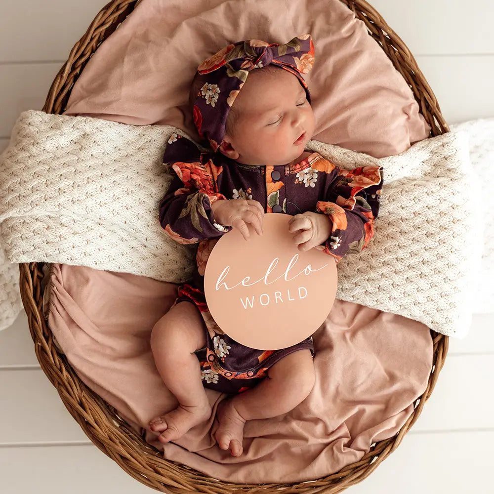 Milestone Cards - Sienna & Pink Sand