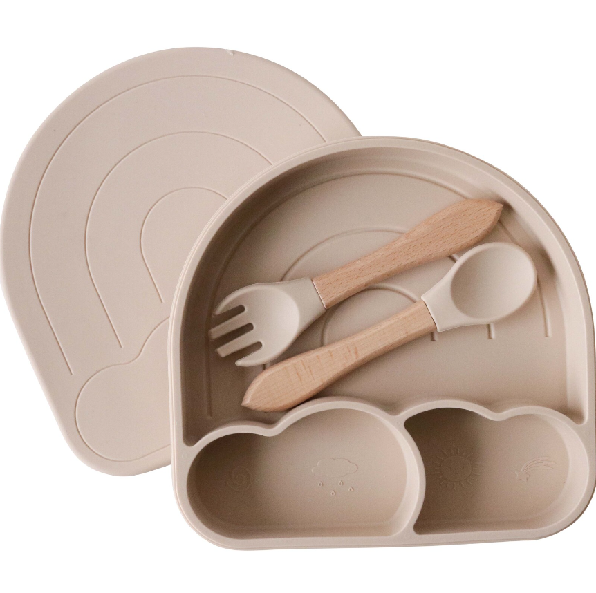 Silicone Bowl Set - Tan
