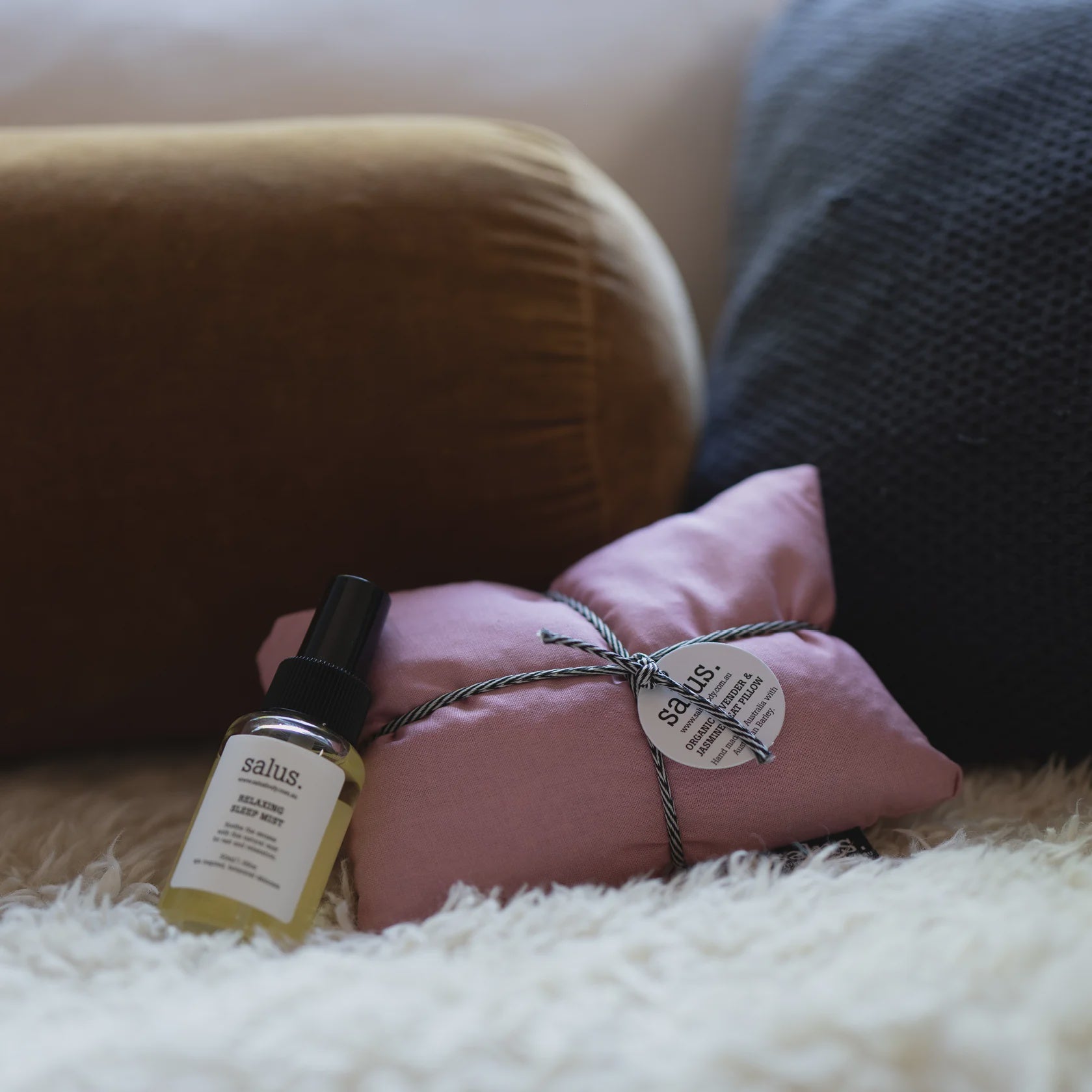 Sleep Essentials Set – Eggplant & Poppy ~ Unique + Quirky Gifts