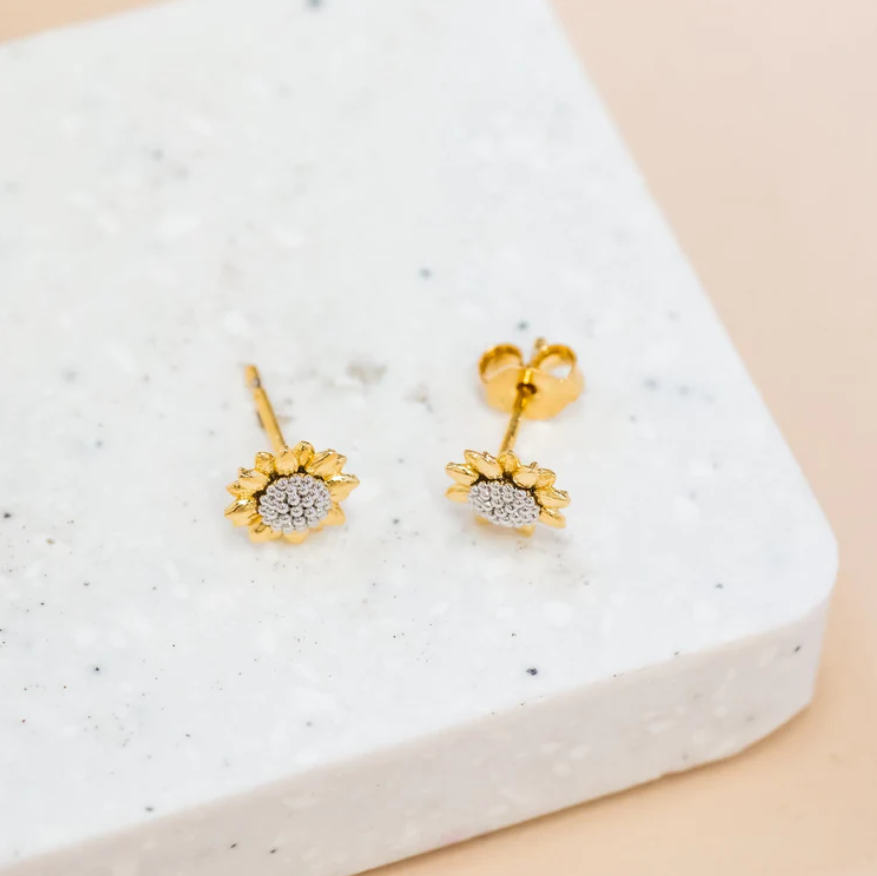 Earring - Sunflower (Gold)