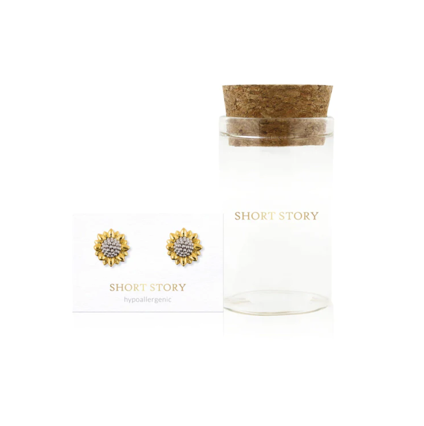 Earring - Sunflower (Gold)