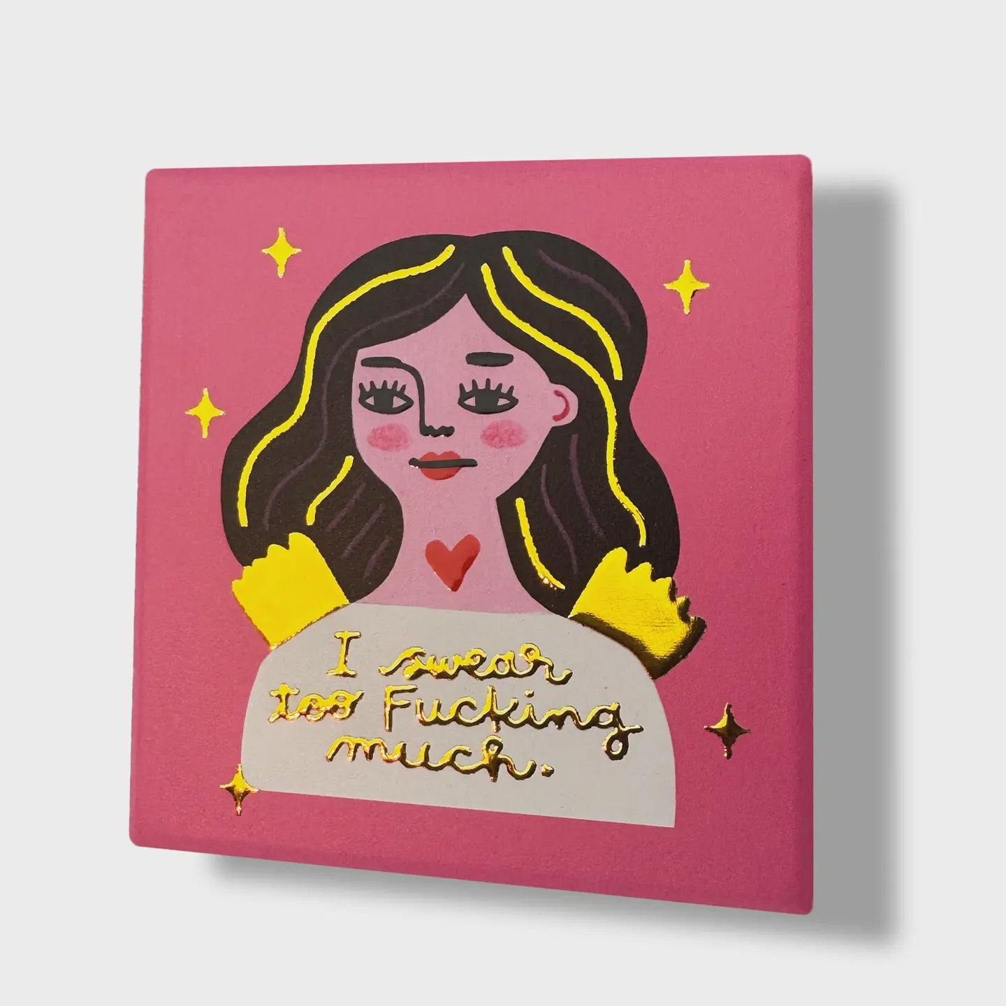 Ceramic Coaster - Swear Too Much