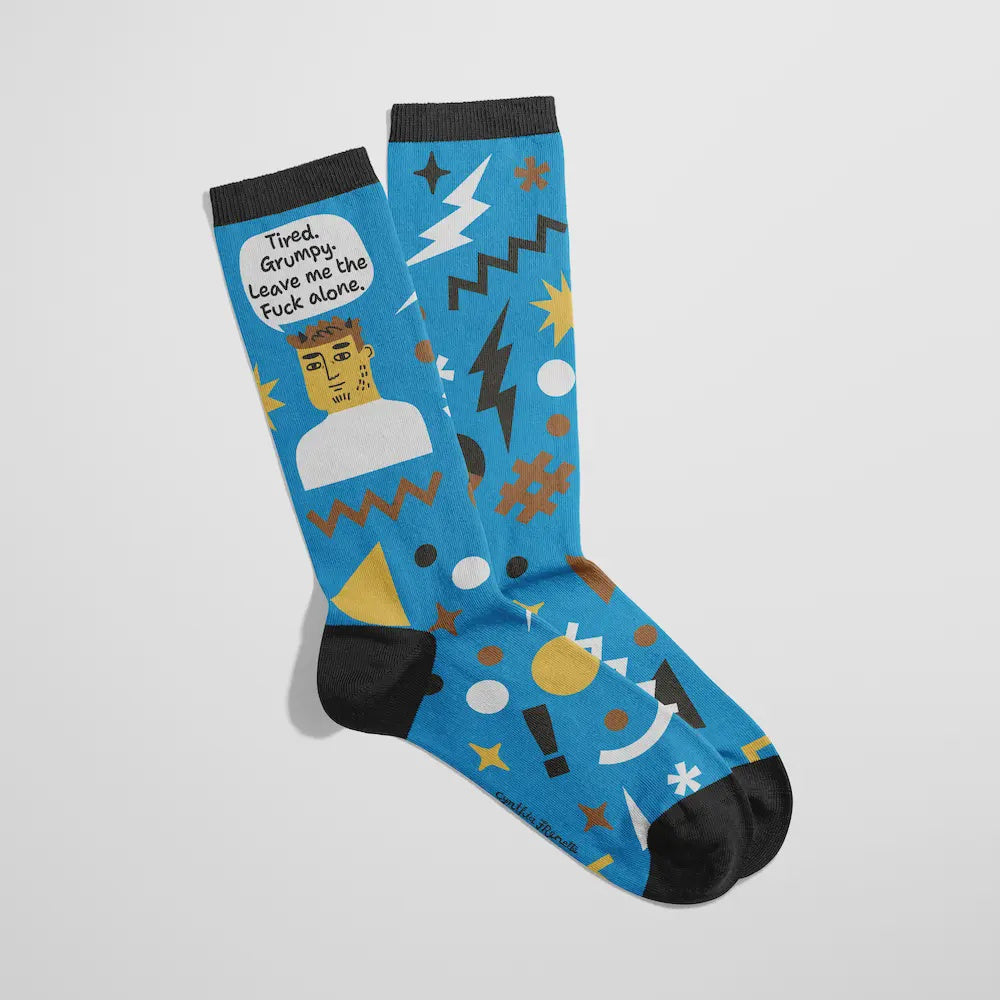 Socks -Tired, Grumpy