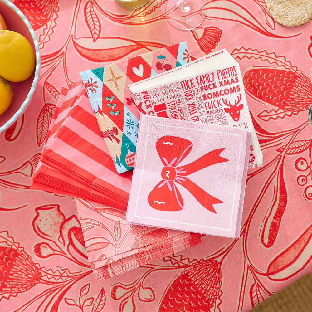 Paper Napkin - Christmas Harlequin