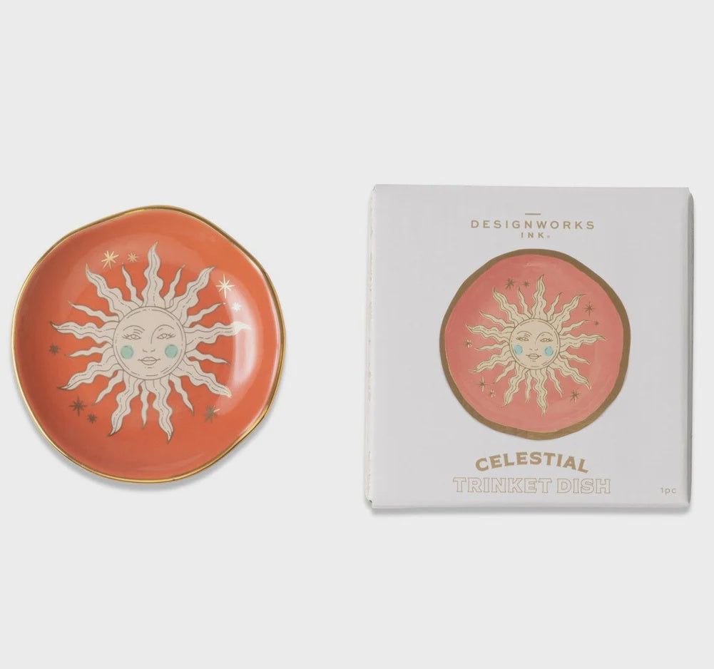 Trinket Dish - Terracotta Sun