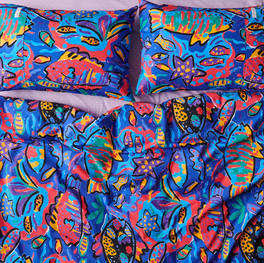 Kip&Co x Ken Done Quilt Cover - Tropical Fish