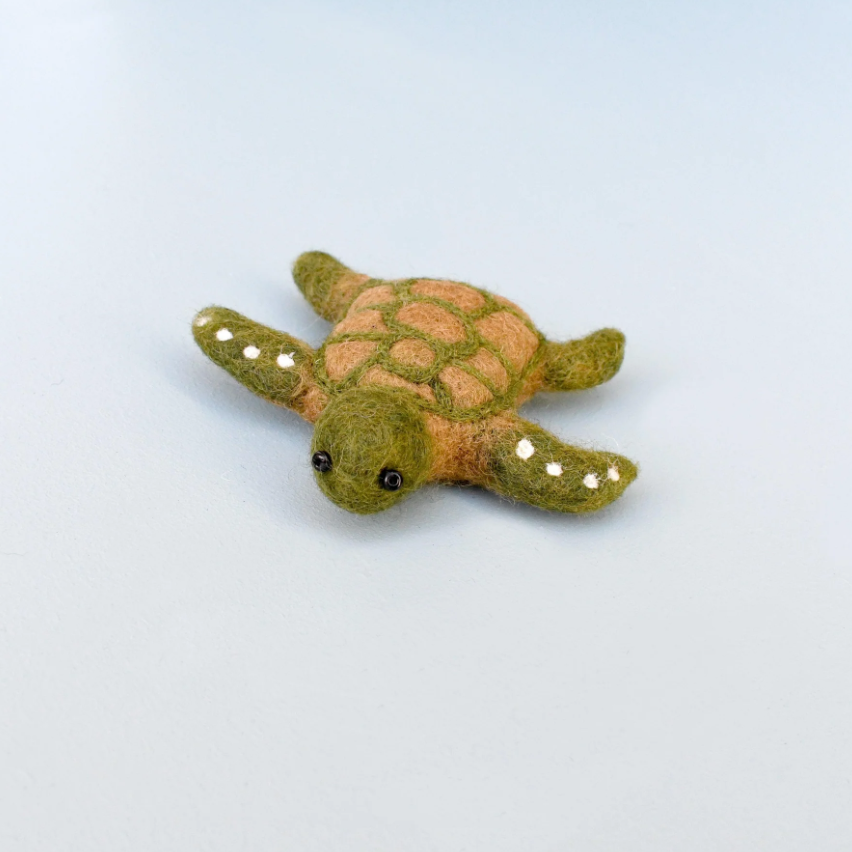 Felt Toy - Green Sea Turtle
