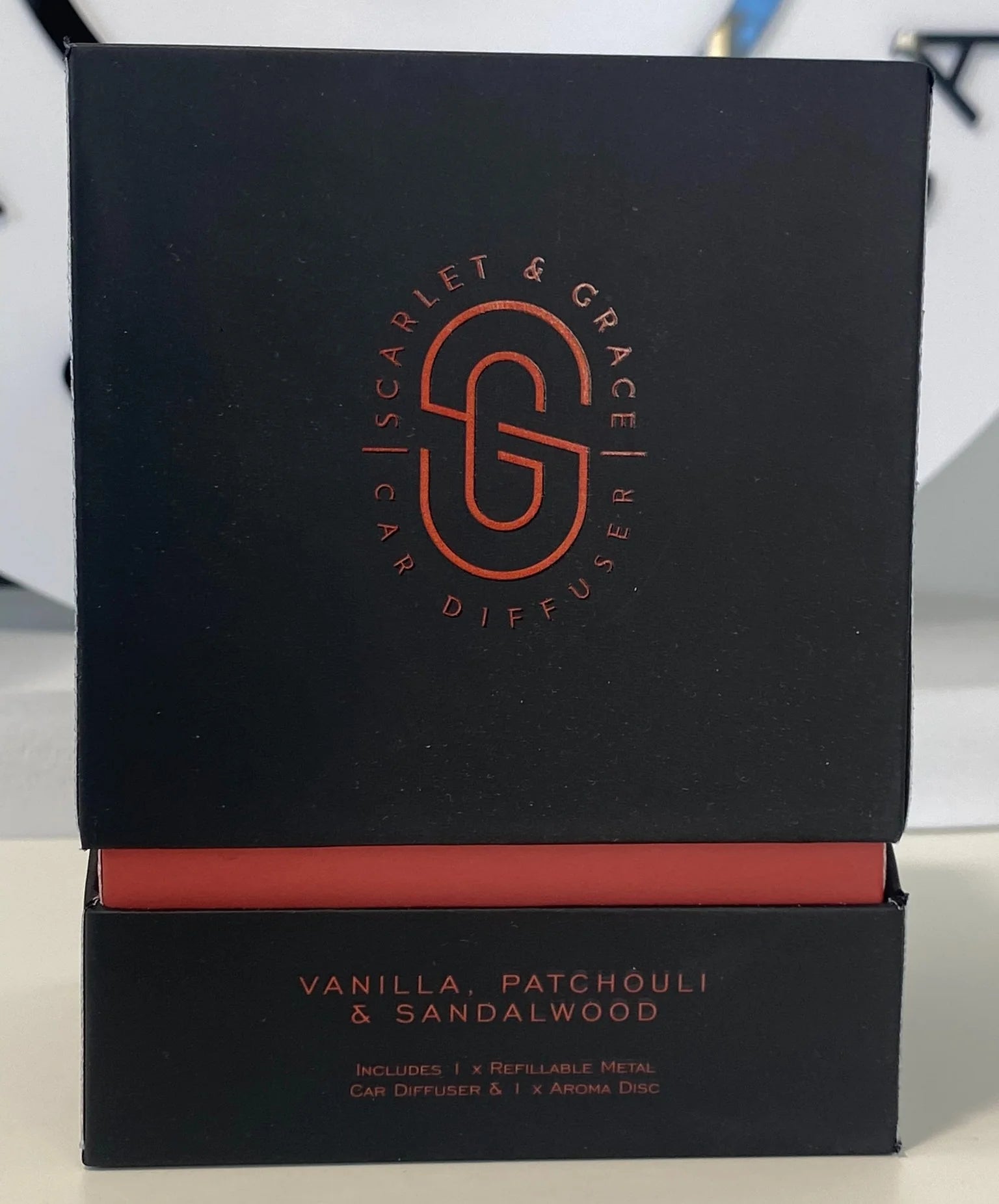 Car Diffuser - Vanilla, Patchouli & Sandalwood