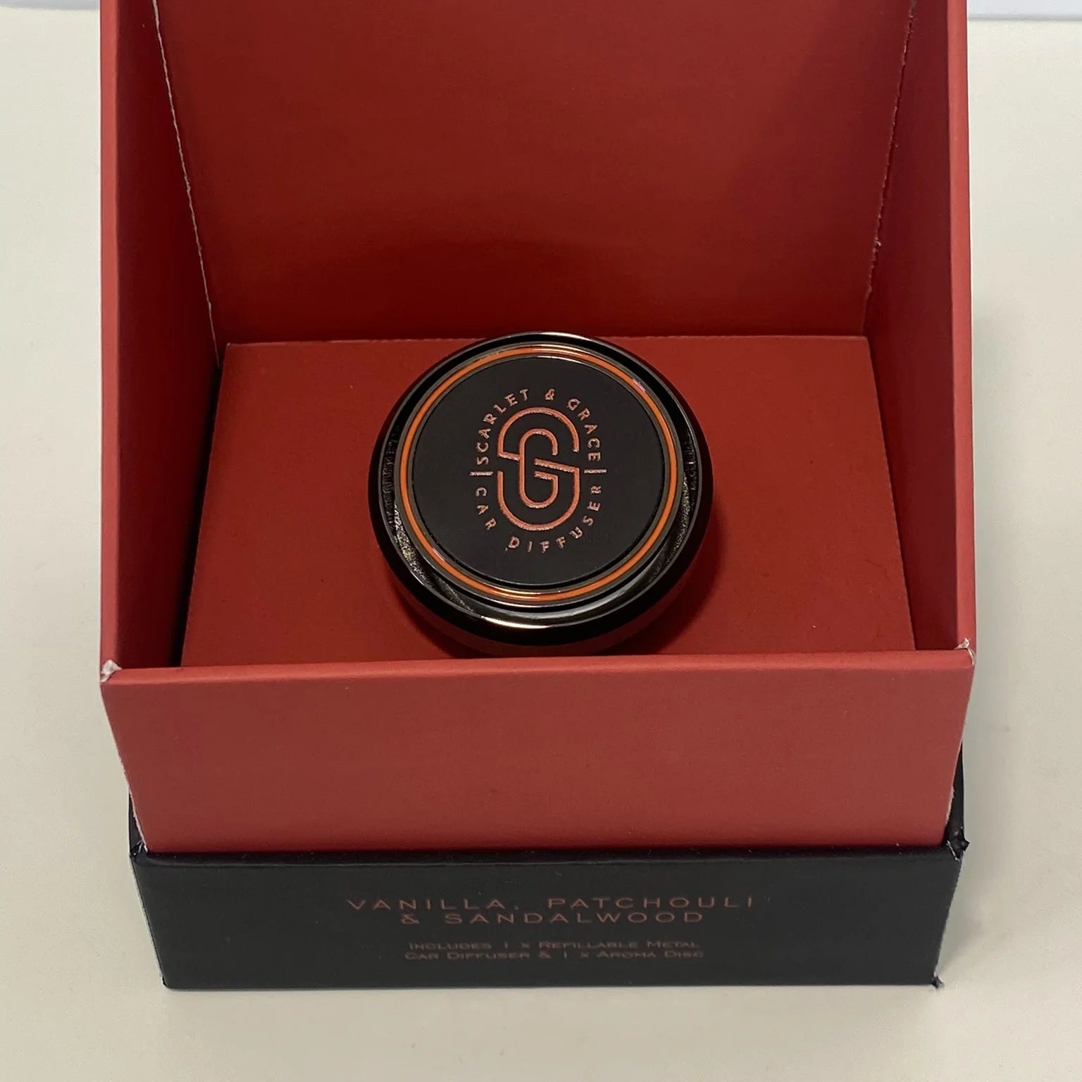 Car Diffuser - Vanilla, Patchouli & Sandalwood