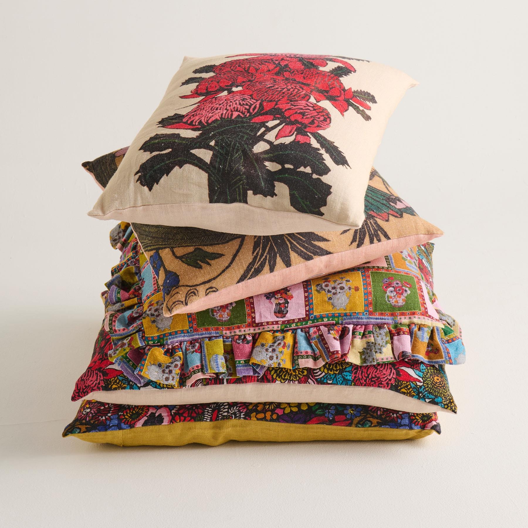 Margaret Preston Upholstery Cushion - Waratah