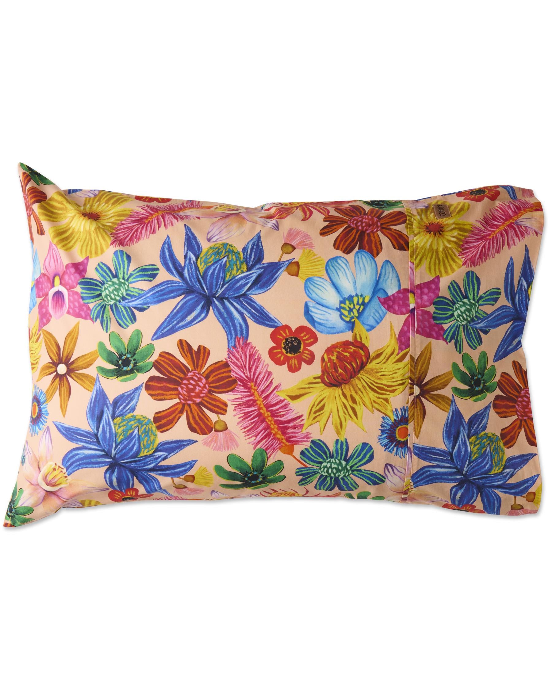 Cotton Pillowcase - Wild Flowers In Bloom 2P