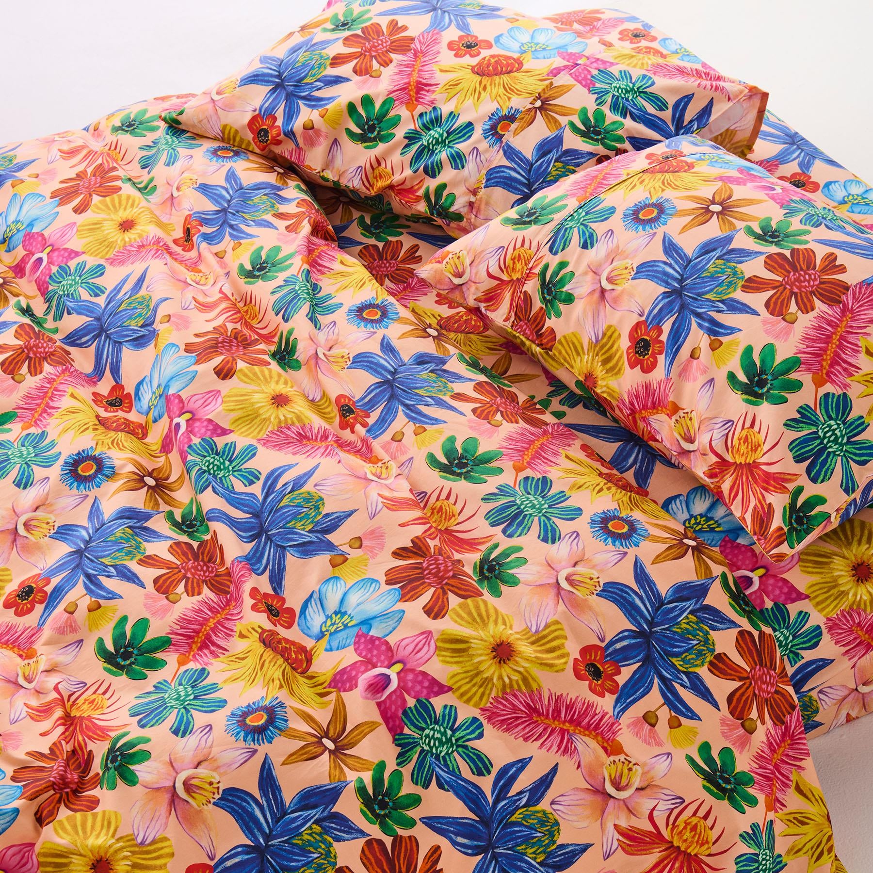 Cotton Pillowcase - Wild Flowers In Bloom 2P