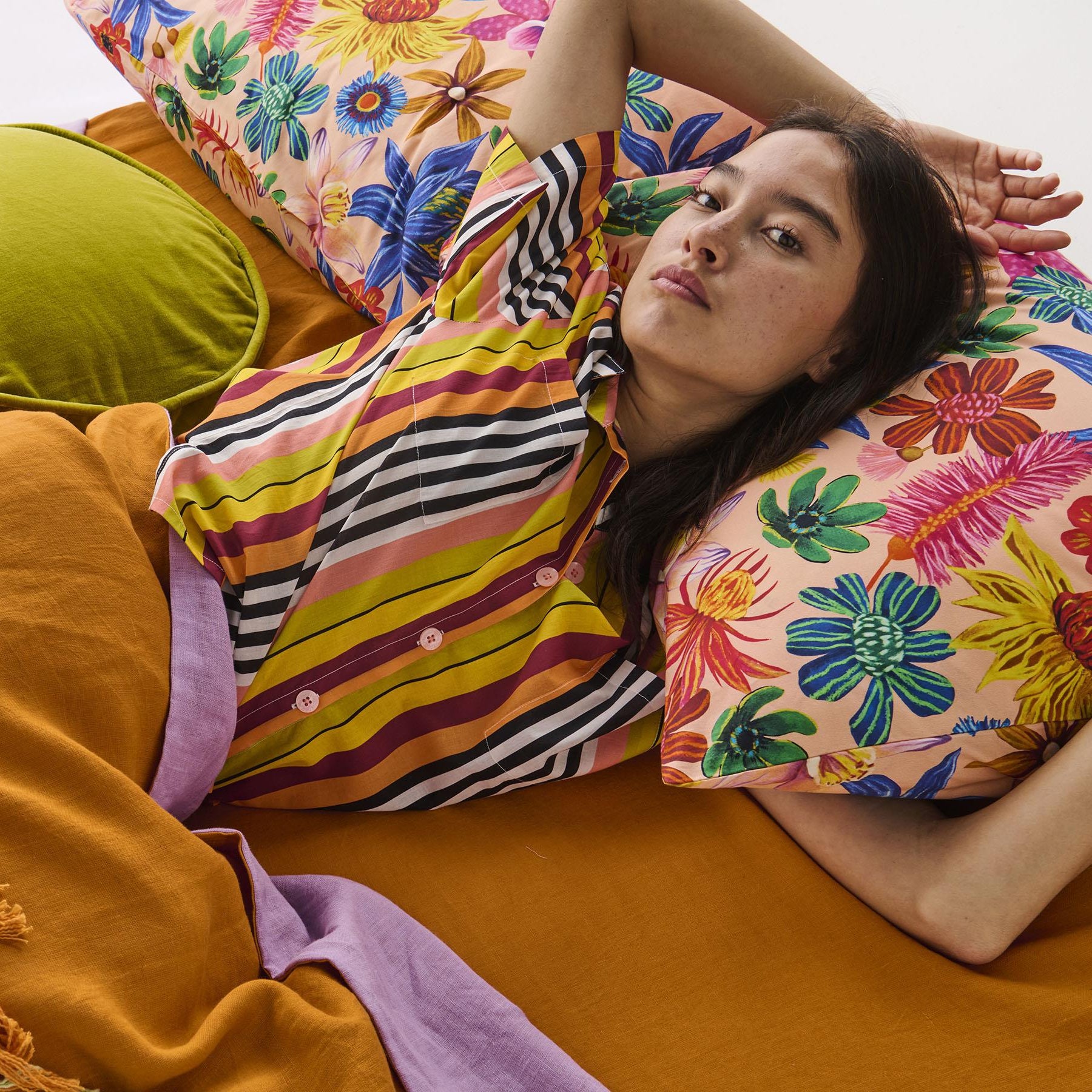 Cotton Pillowcase - Wild Flowers In Bloom 2P