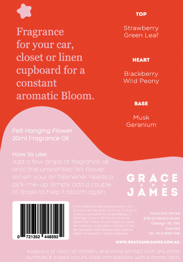 Bloom - Wild Rose & Blackberry Air Freshener