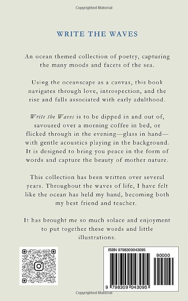 Wave Write Write The Waves – Eggplant & Poppy ~ Unique + Quirky Gifts