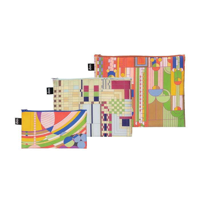 Zipped Bags - Frank Llyod Wright (set of 3)