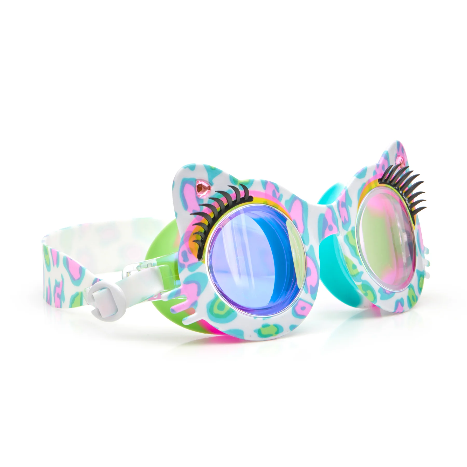 Swim Goggles - Savvy Cat Green