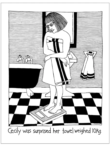 10Kg Towel - Cecily Tea Towel