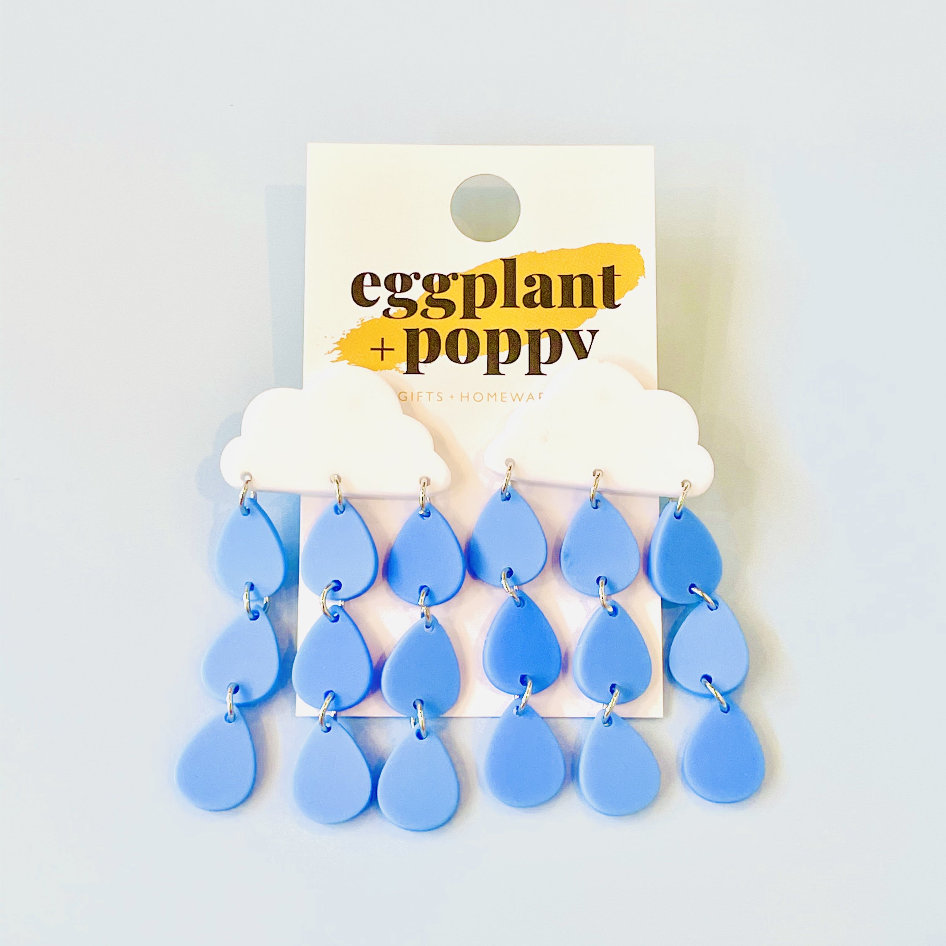 Art Earrings - Rainy Day