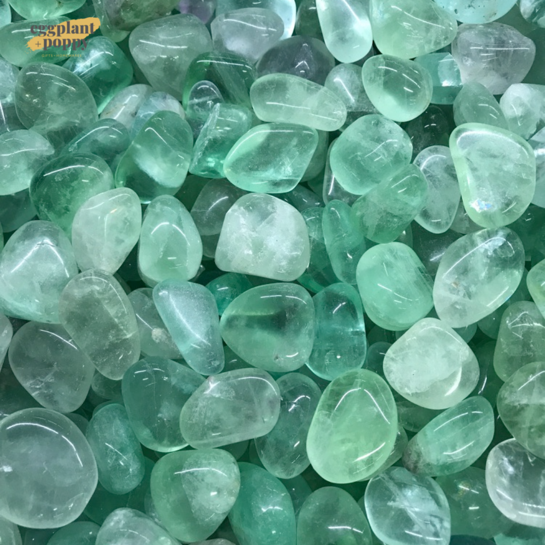 Tumble Stone - Green Fluorite