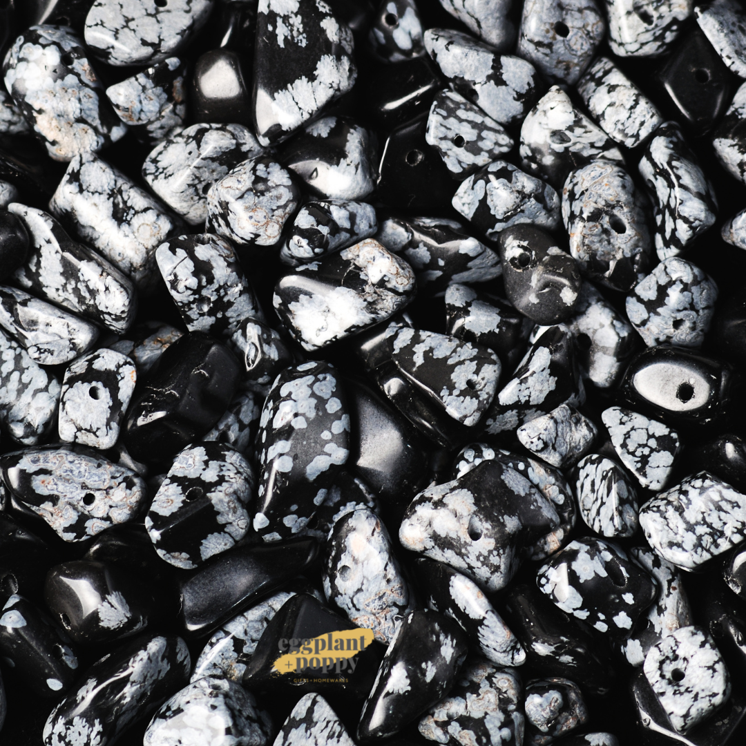 Tumble Stone - Snowflake Obsidian