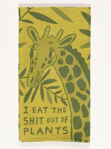 Tea Towel - Eat The Shit Out Of Plants