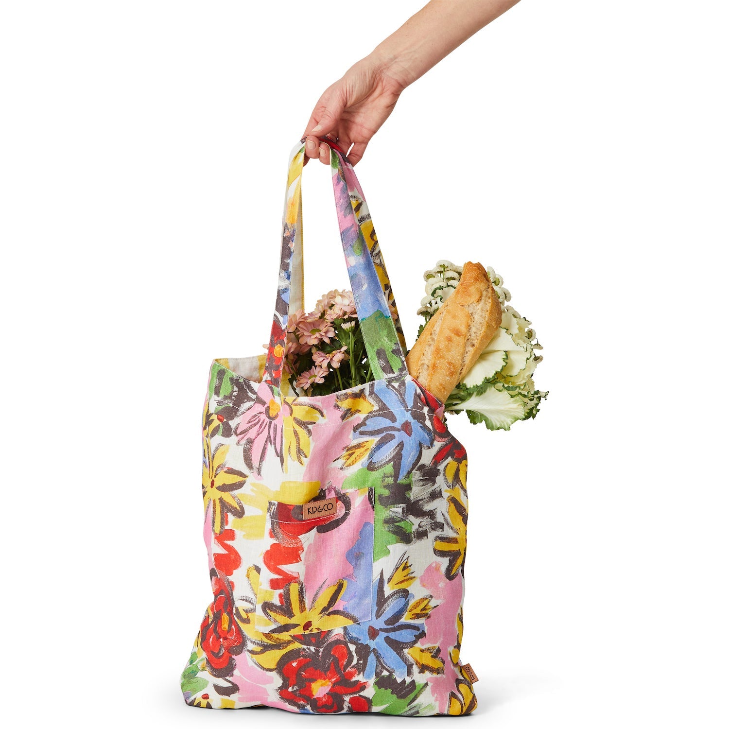 Linen Shopper Bag - Rio Floral