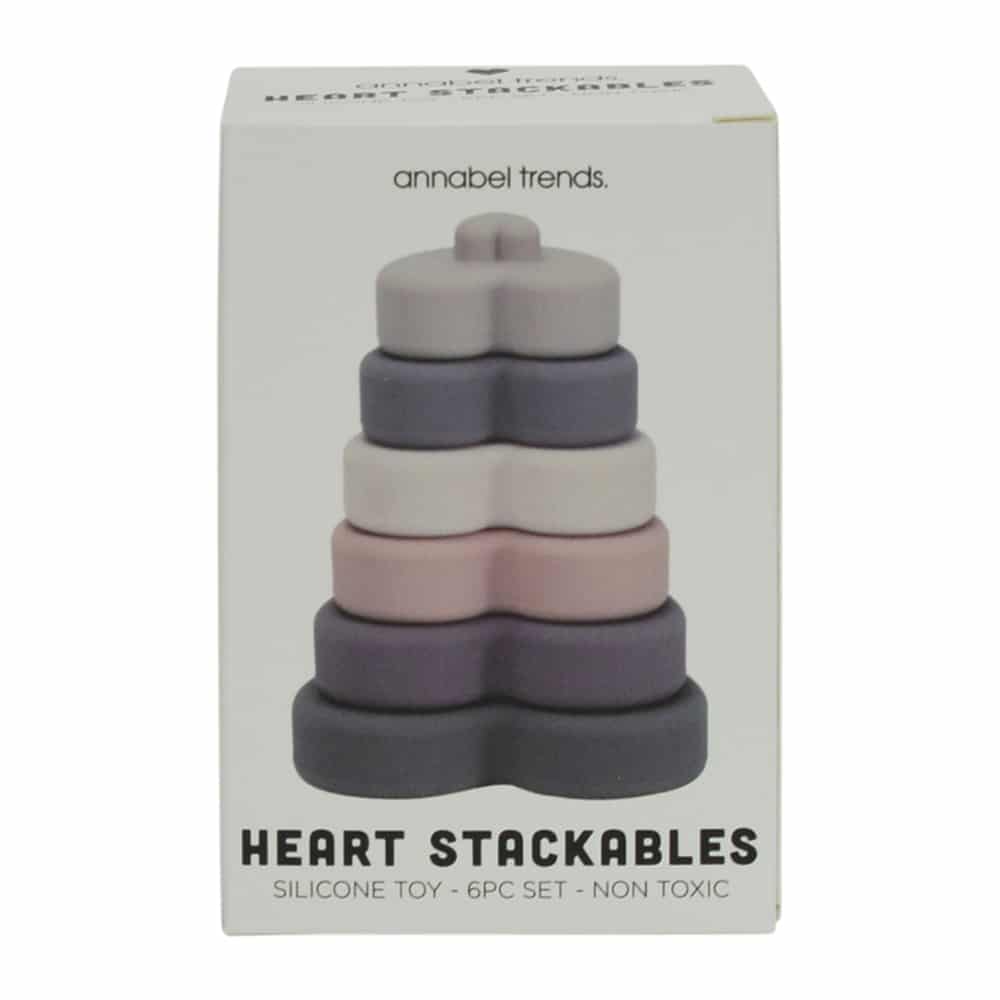 Silicone Stackable Toy - Heart