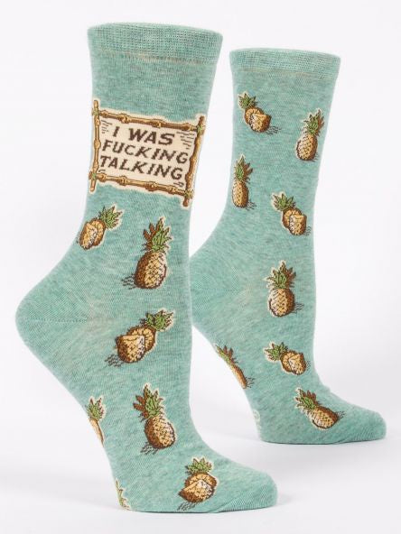 Women's Socks - I Was Fucking Talking