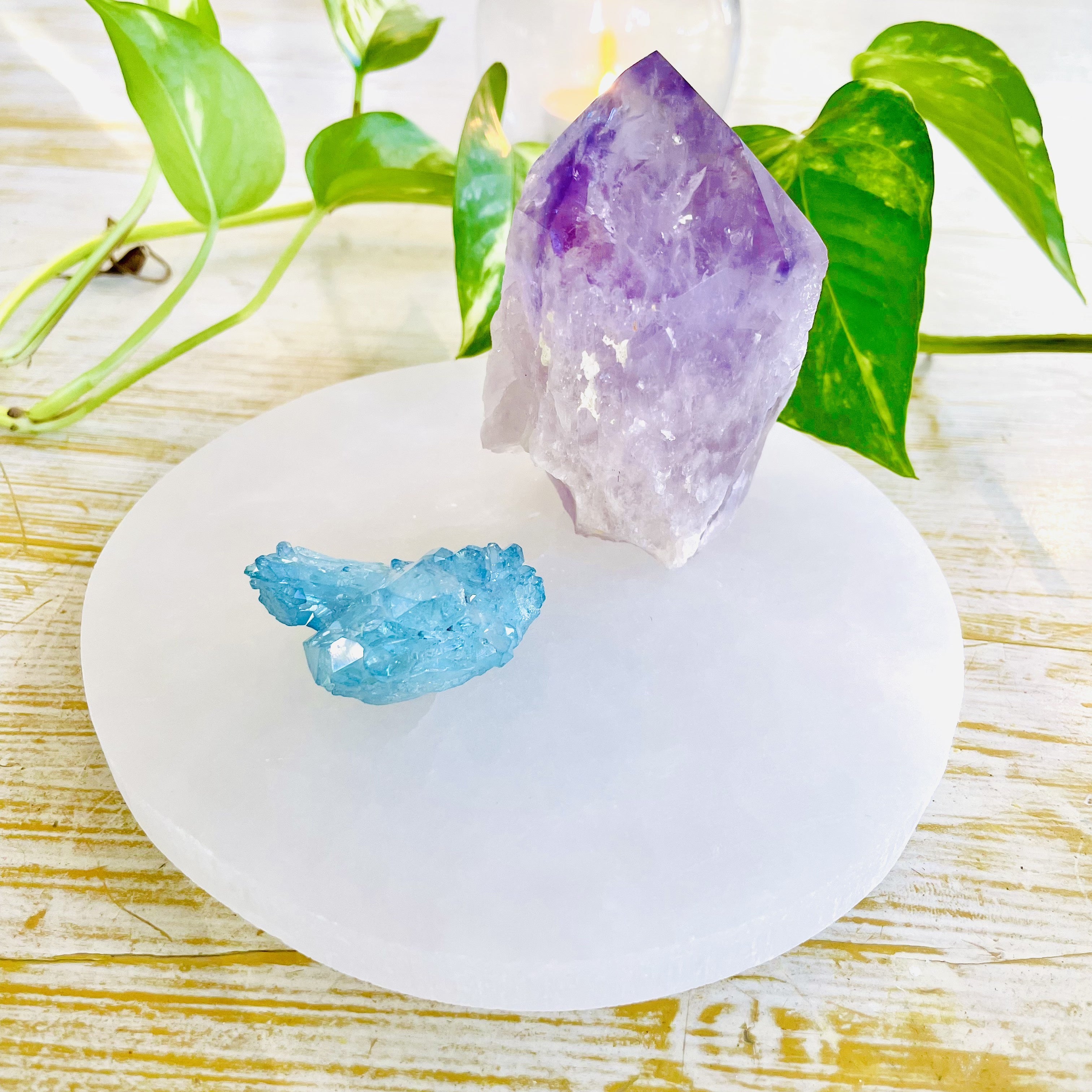 Selenite Charging Plate