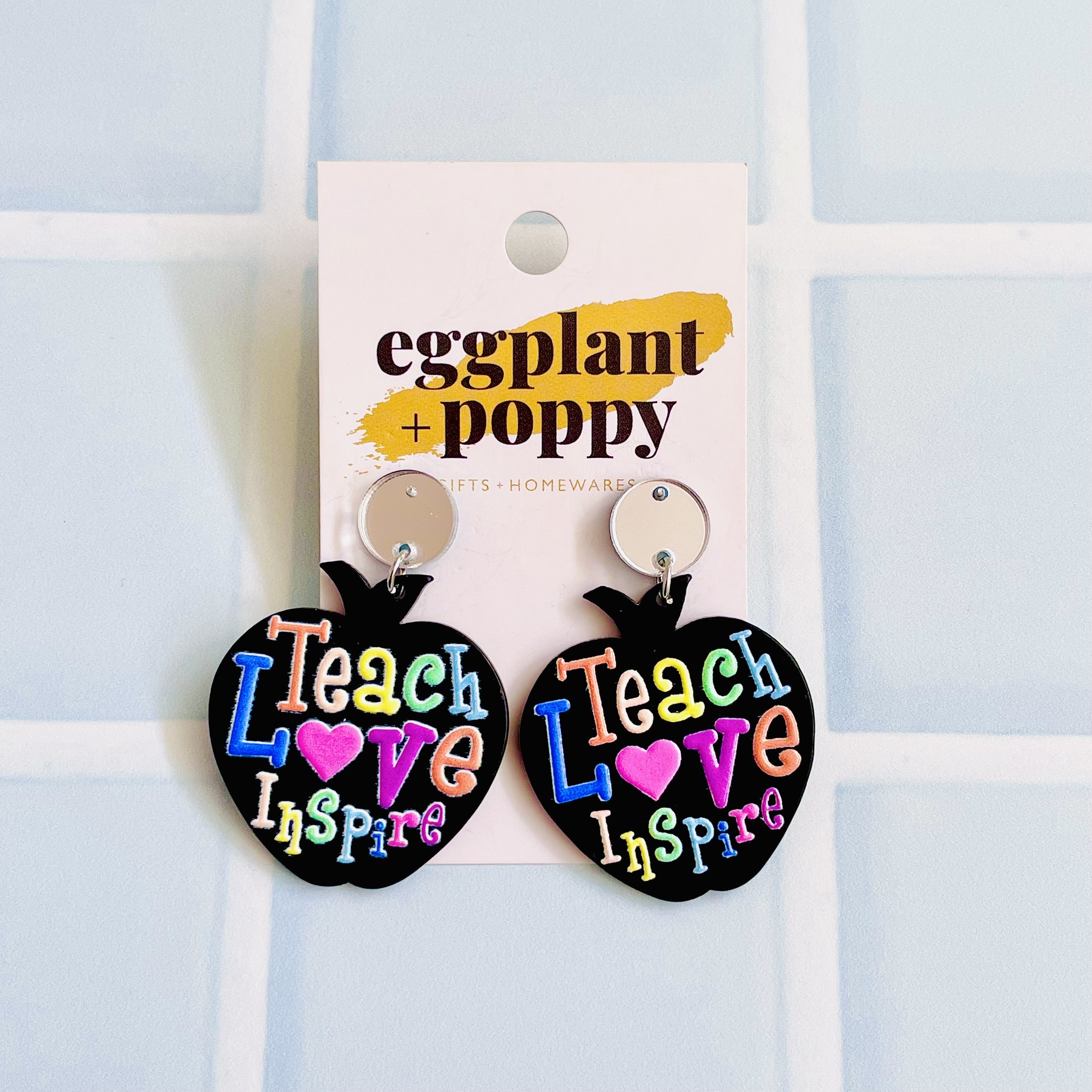 Teach Love Aspire Earrings