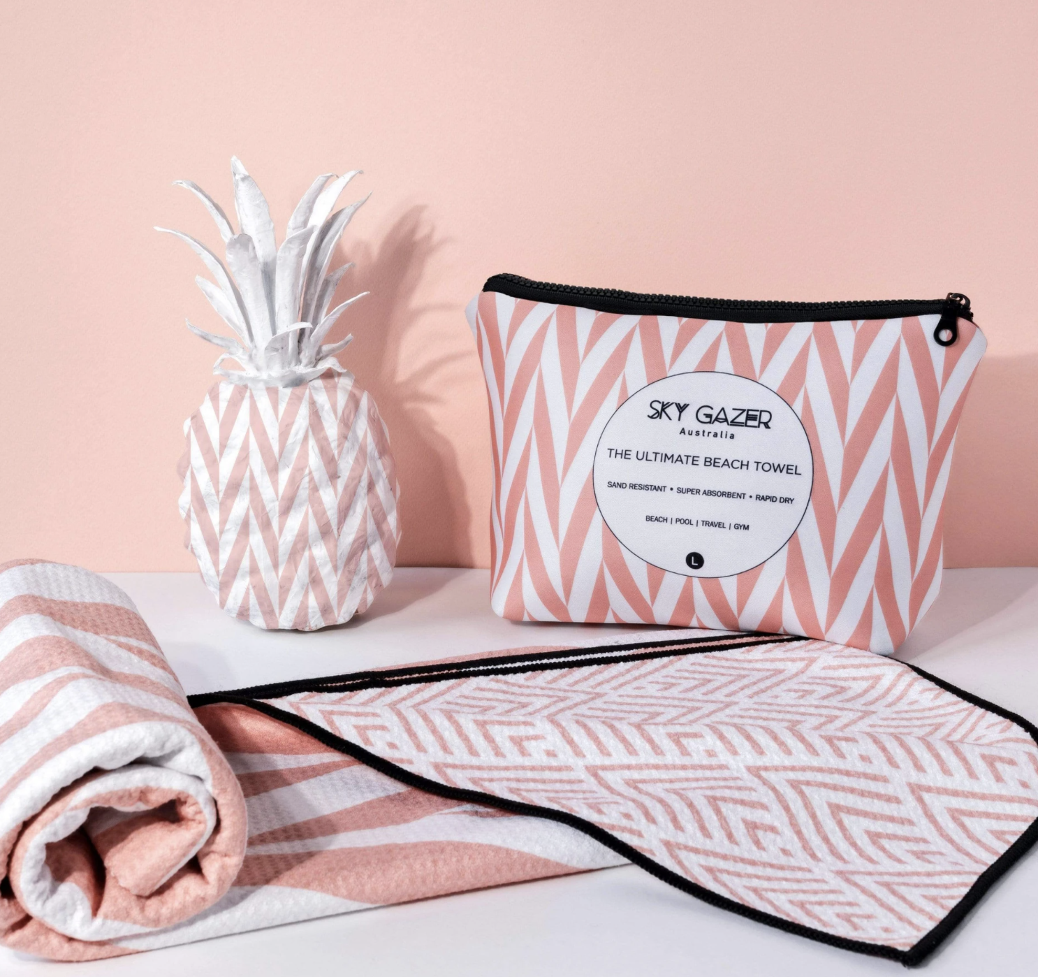 Sky Gazer Towel - The Noosa (Coral)